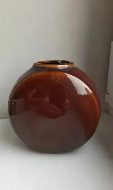 Okrągły wazon Pruszków porcelit — praca twórcy Agnieszka na Freshwall Marketplace