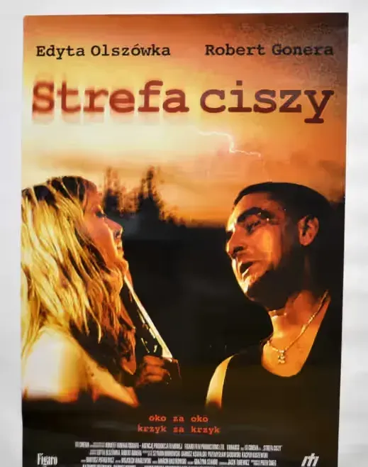 Oryginalny plakat kinowy Strefa ciszy 2000 oryginalny polski film Gonera Olszówka B1 68x98 cm — praca twórcy IG88 na Freshwall Marketplace