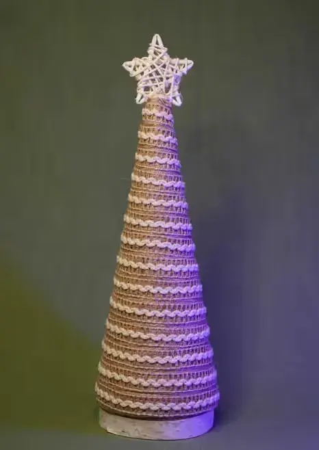 Ozdoba Świąteczna - Choinka Boho 33cm — praca twórcy a.e.walaszek na Freshwall Marketplace