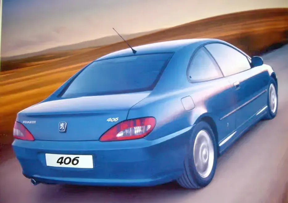 Peugeot 406 Coupe Pininfarina 2002 - prospekt 28 stron, stan BDB+ — praca twórcy Jarosław na Freshwall Marketplace