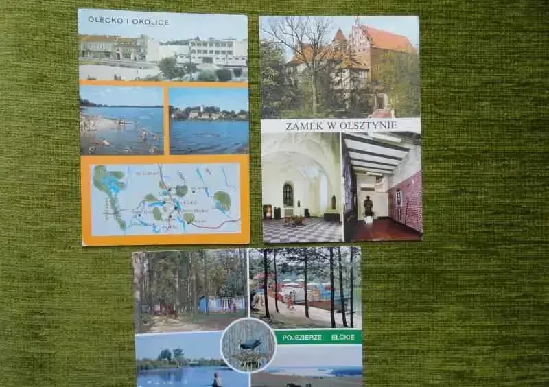Pocztówki - Mazury 3 sztuki czyste. -wyprzedaż. — praca twórcy Wiesław na Freshwall Marketplace