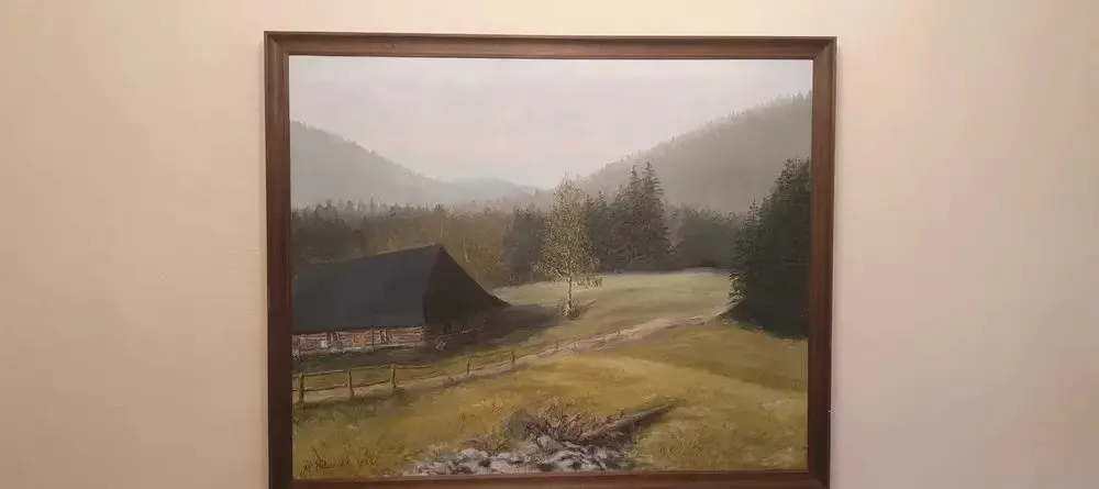 Bardzo stary obraz olejny antyk antyki — praca twórcy Marianna N. na Freshwall Marketplace