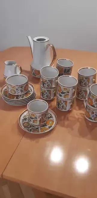 Porcelana zestaw kawowy Chodzież - piękno z PRL- u — praca twórcy Wiola na Freshwall Marketplace