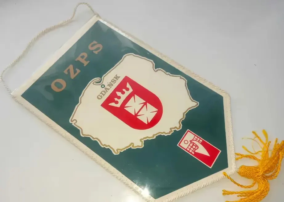 Proporczyk OZPS Siatkówka Gdańsk Herb — praca twórcy Proporczyki z PRLu na Freshwall Marketplace