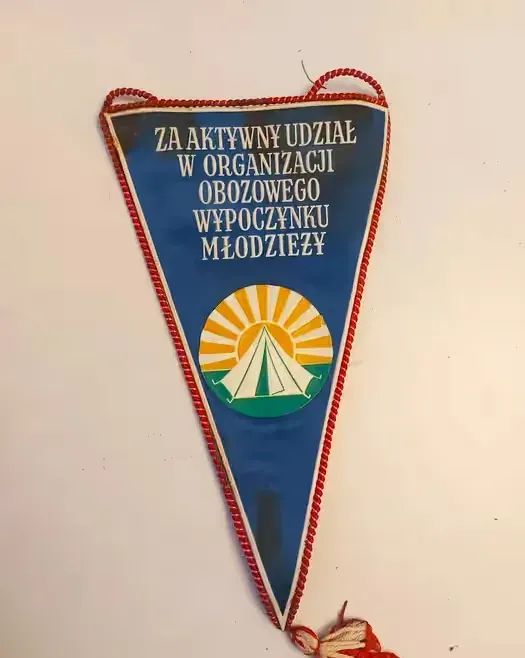 Proporczyk Za Udział w Organizacji Obozowego Wypoczynku Młodzieży — praca twórcy Proporczyki z PRLu na Freshwall Marketplace