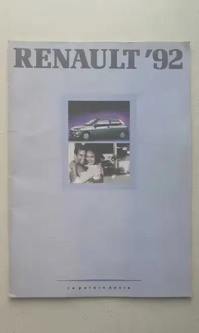 Prospekt 1992 Renault '92 — praca twórcy Miś Uszatek na Freshwall Marketplace