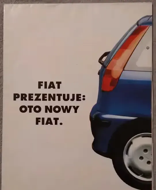 Prospekt plakat FIAT PUNTO — praca twórcy Grzegorz na Freshwall Marketplace