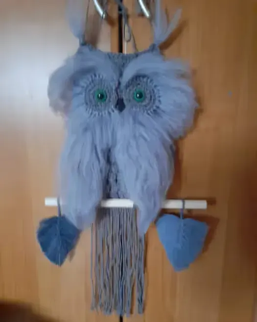 Puchacz ze sznurka Handmade — praca twórcy Agnieszka na Freshwall Marketplace