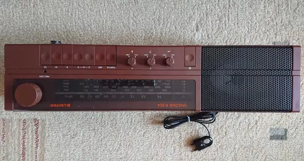 Radio PRL Unitra Diora Śnieżnik R 504 — praca twórcy Tomasz na Freshwall Marketplace
