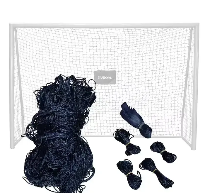 Siatka do bramki piłkarskiej SANDORA DERBY 300x200x120cm czarna — praca twórcy DostawaNaJutroPL na Freshwall Marketplace