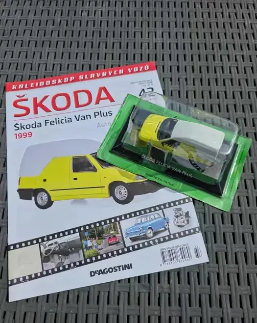 Skoda Felicia Van Plus 1:43 - Kaleidoskop slavnych vozu #42 — praca twórcy Piotr na Freshwall Marketplace