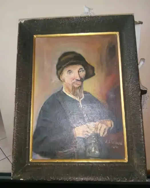 Stary obraz olej płótno Feliks Lambert Liszewski — praca twórcy Izabela na Freshwall Marketplace