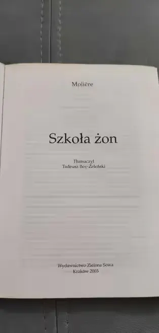 Szkoła Żon. Moliere — praca twórcy Piotr na Freshwall Marketplace