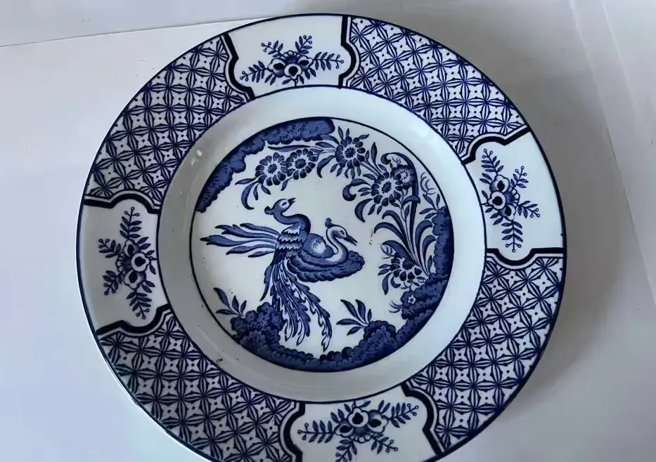 Talerz ceramika niebieski kobalt chiński wzor Wood&soons Juan 26 cm — praca twórcy Jolanta na Freshwall Marketplace