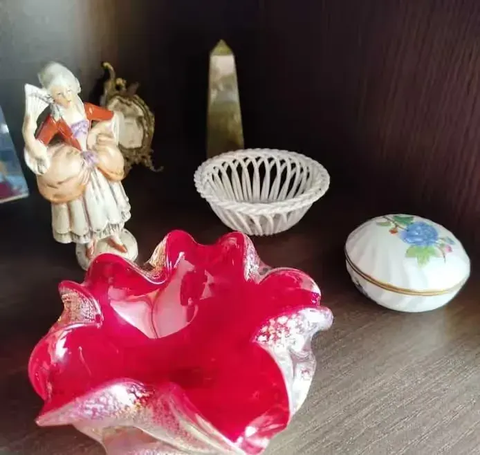 Unikalny, szklany "półmisek" Murano Barovier & Toso,/zloty adwenturyn/ — praca twórcy Jarek na Freshwall Marketplace