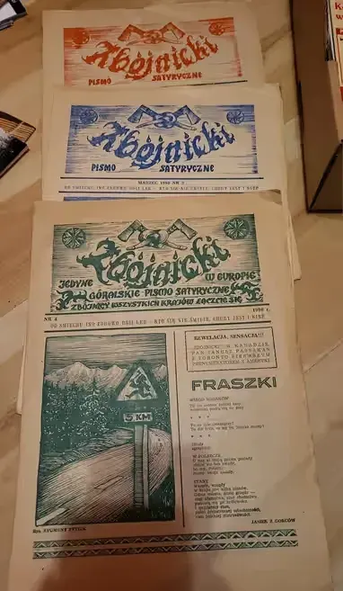 Unikatowe PRL Zbójnickie Pismo satyryczne — praca twórcy michal na Freshwall Marketplace