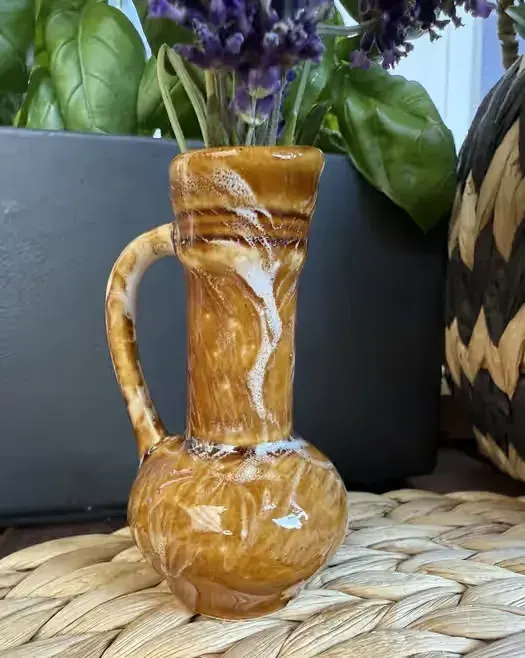 Wazonik wazon PRL  vintage boho retro — praca twórcy Magdalenka na Freshwall Marketplace