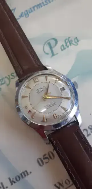 Zegarek TOURIST WATERPROOF Automat 25 Jewels Incabloc antyk. — praca twórcy tel.725922746 na Freshwall Marketplace