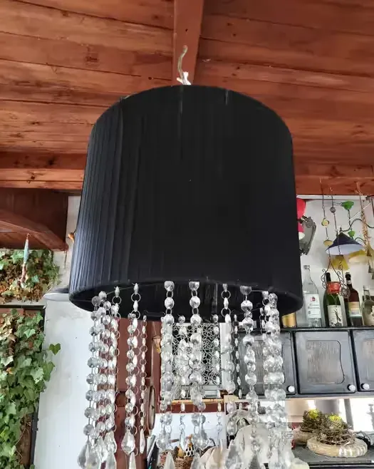abażur czarny glamour — praca twórcy Janina na Freshwall Marketplace