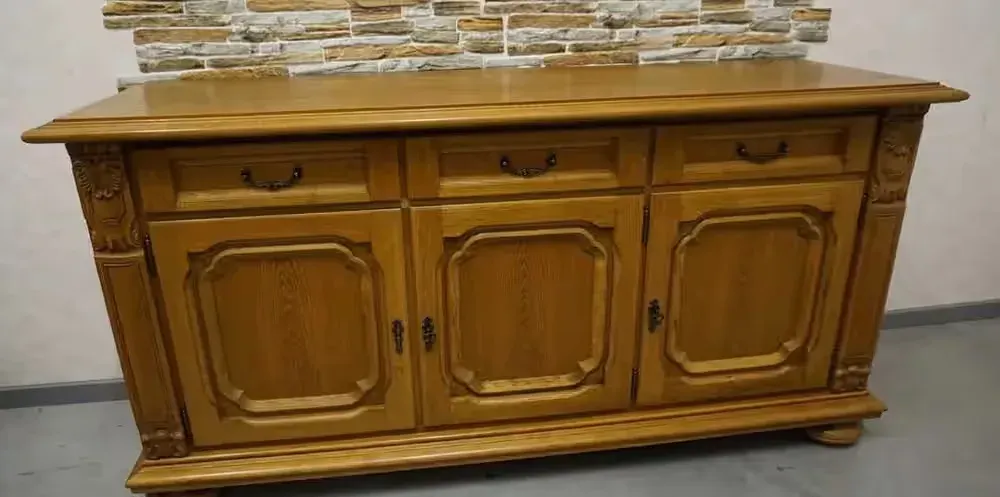 Komoda Dębowa Super pod TV Masywna i Pojemna szer. 178 cm (p-1305) — praca twórcy www.HD-MEBEL.pl na Freshwall Marketplace
