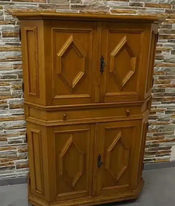 komoda dębowa wysoka 4 drzwiczki szer. 90 cm (p-922)   -40% — praca twórcy www.HD-MEBEL.pl na Freshwall Marketplace