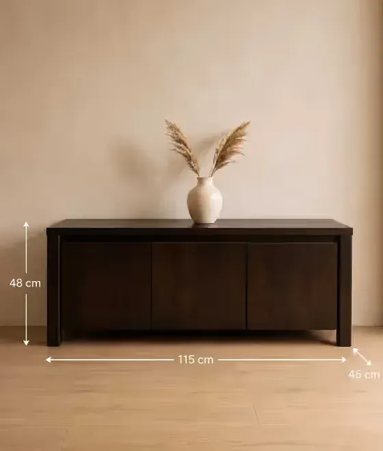 Komoda VINCI niska z litego drewna |Dąb dziki pełny| Olej Choco| The Beds — praca twórcy The Beds Outlet na Freshwall Marketplace