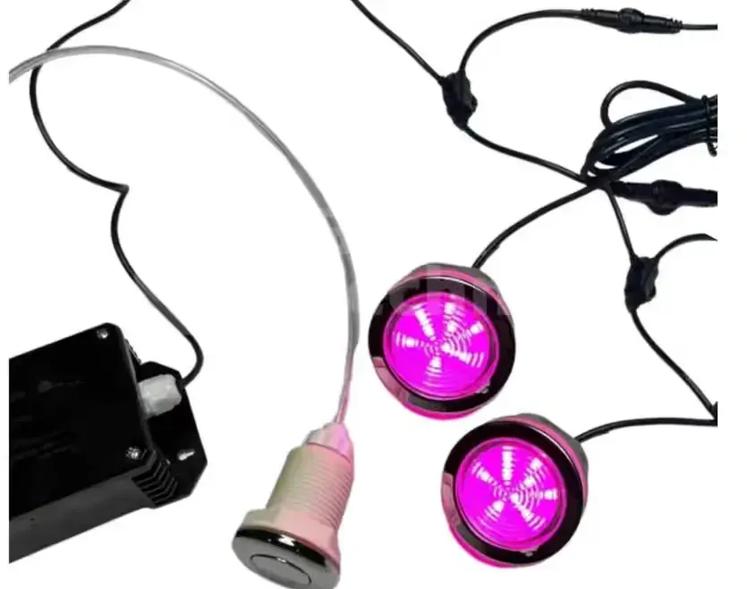 Kompletny zestaw  LAMPKI 2 SZT. DO BALII OGRODOWEJ RGB 7 kolorów | Oświetlenie do Jacuzzi Lampka | Lampa LED do Ruskiej Bani wodoodporne do basenu — praca twórcy BaliaTechnic na Freshwall Marketplace