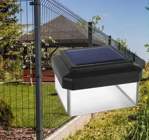 Solarna Lampka LED nakładka na słupek z płotu 60X40 mm Daszek OGRODZENIE — praca twórcy Marek na Freshwall Marketplace