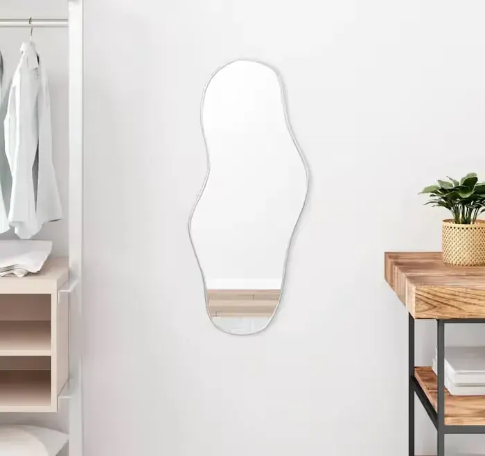 Vidaxl Lustro Ścienne, Srebrne, 80X35 Cm — praca twórcy gsyART na Freshwall Marketplace