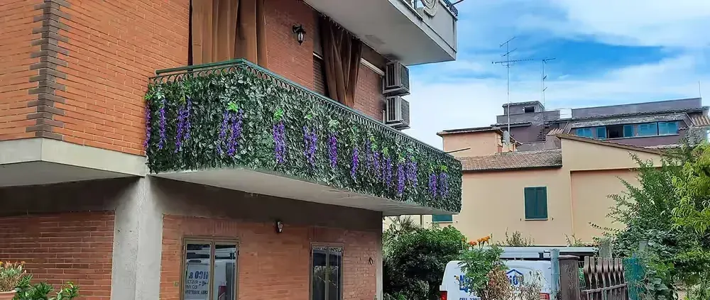 Wisteria glicynia sztuczna girlanda kwiatowa dekoracja 12 sztuk — praca twórcy Marta na Freshwall Marketplace