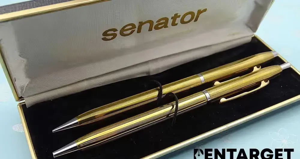 1980, DE, SENATOR GOLD PLATED 2in1 zestaw — praca twórcy PenTarget na Freshwall Marketplace