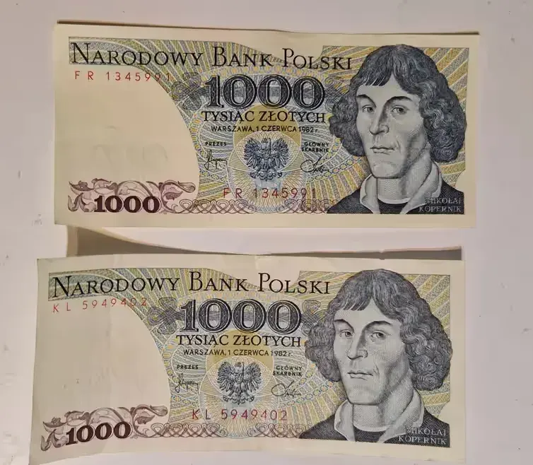3 Banknoty 1000zl 1982r 1979r. — praca twórcy marzenka63 na Freshwall Marketplace