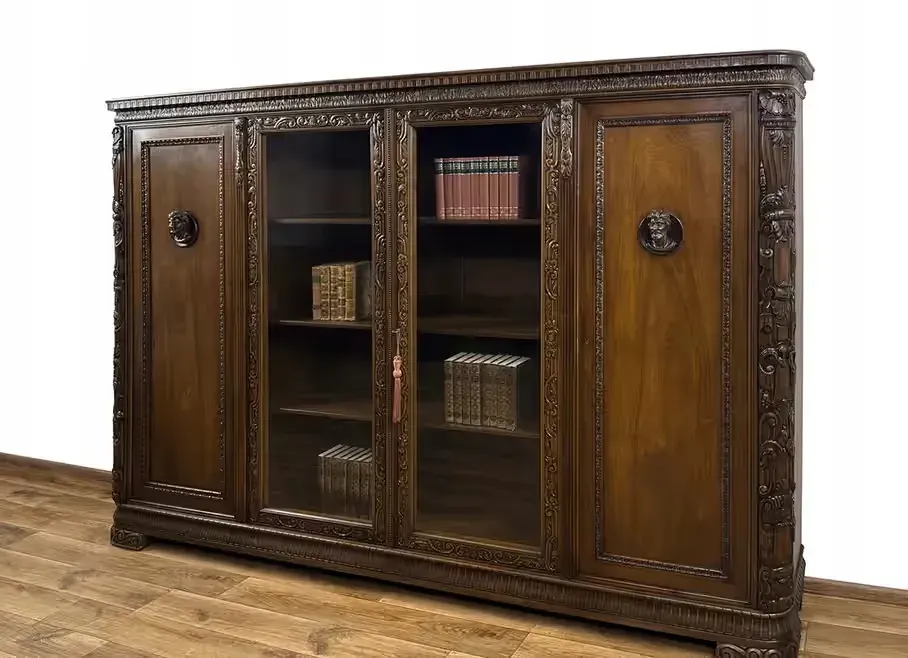 BIBLIOTEKA gabinetowa 100-letnia antyk WITRYNA rzeźbiona FIGURALNA GŁOWY
Warunki oferty — praca twórcy instargeo na Freshwall Marketplace