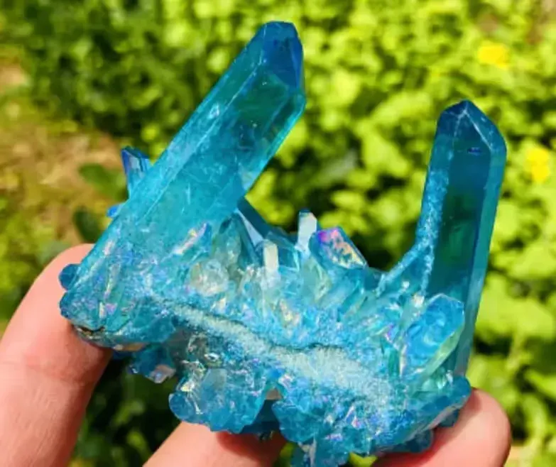 Błękitny life crystal dekoracyjny diament niebieski kryształ — praca twórcy AdKasp-tylko-wysyłka na Freshwall Marketplace