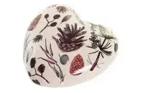 Ceramiczna ozdoba serce 11x11x4 cm — praca twórcy Łukasz na Freshwall Marketplace