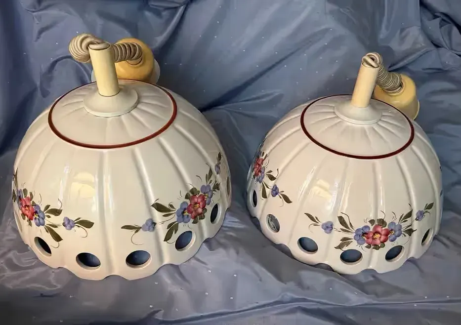 Ceramiczne plafony sufitowe ręcznie malowane vintage — praca twórcy hannayablonska na Freshwall Marketplace