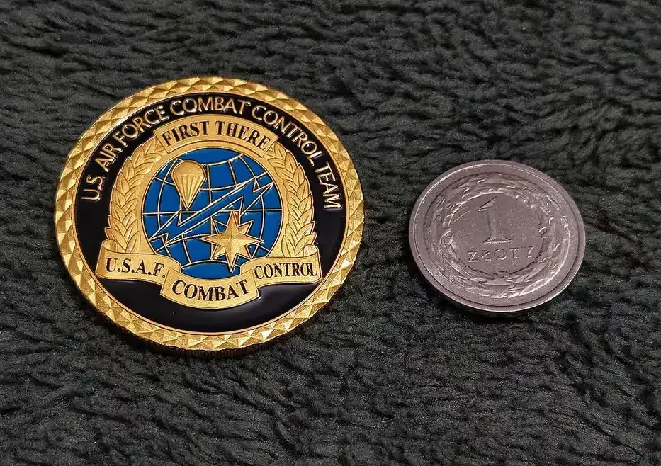 Challenge coin USAF Combat Control Team — praca twórcy Mieczysław na Freshwall Marketplace