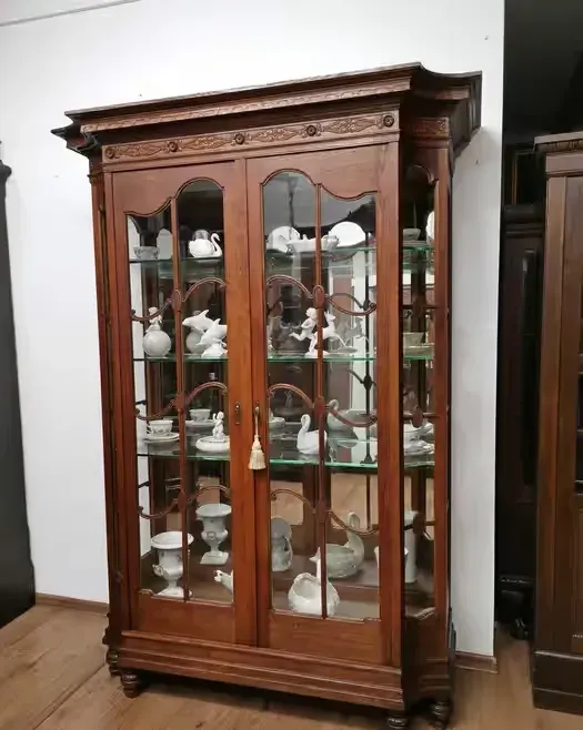 Dębowa biblioteczka witryna  antyk 657/2024 — praca twórcy Jakub na Freshwall Marketplace