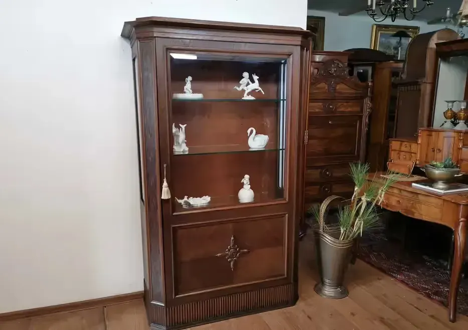 Dębowa biblioteczka witryna antyk 824/2025 — praca twórcy Jakub na Freshwall Marketplace