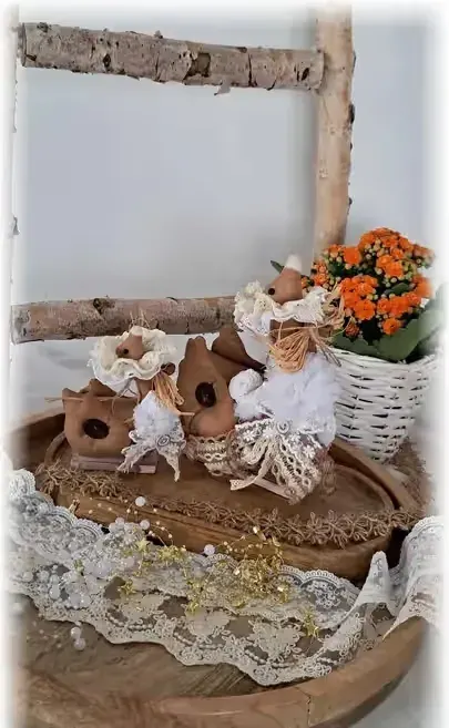 dekoracja w stylu rustykalnym — praca twórcy marzeniowe lale na Freshwall Marketplace