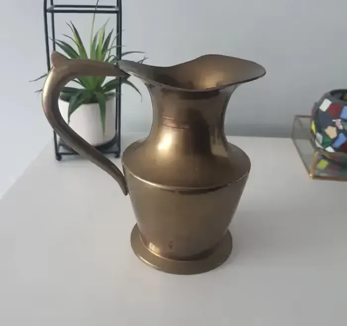 Dzbanek wazon mosiężny Lata 60-te Maroko retro vintage — praca twórcy Anna na Freshwall Marketplace