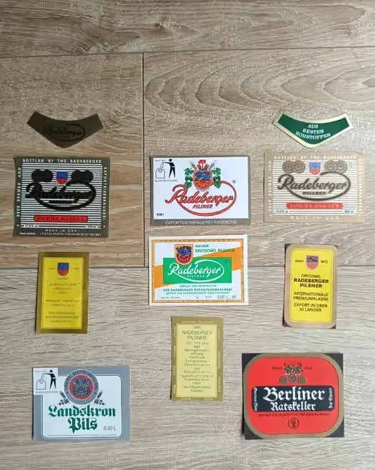 Etykiety piwne,Browar w Radebergu 1985r.nieużywane — praca twórcy Robert na Freshwall Marketplace