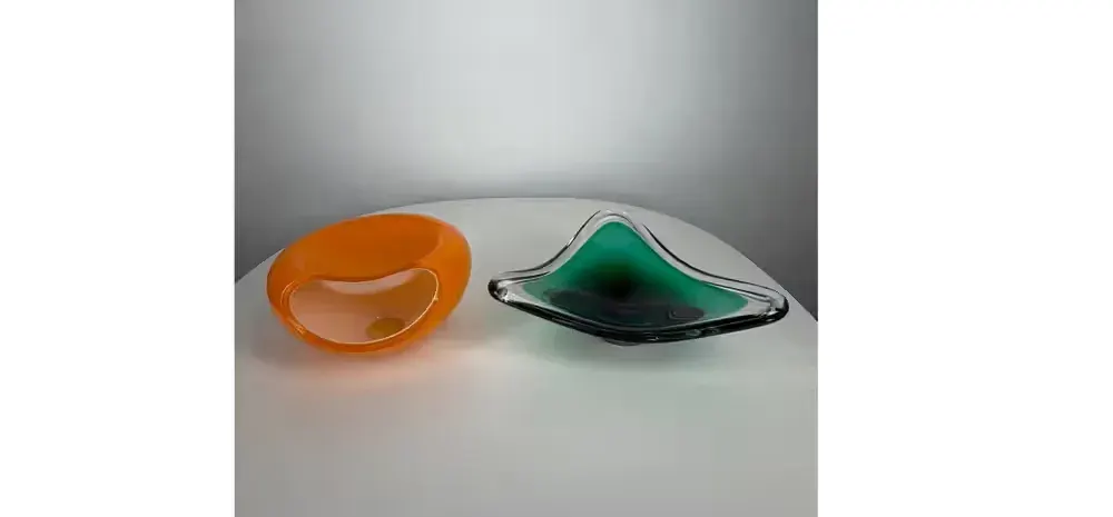 Eva Solo Smiley Bowl + misa ze szkła Murano sommerso – duński i włoski design — praca twórcy FFF na Freshwall Marketplace
