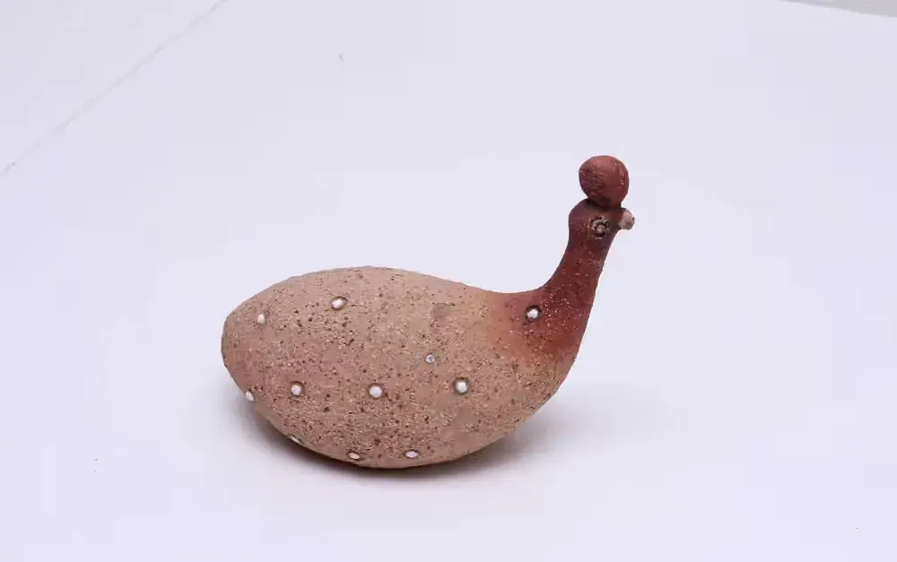 Figurka ceramiczna z południowej Afryki- Ptak Perliczka, — praca twórcy Marcin na Freshwall Marketplace