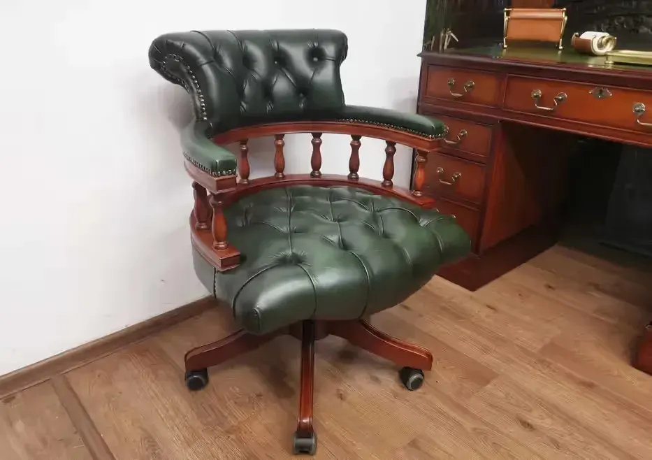 Gabinetowy FOTEL chesterfield kapitański 879/2025 — praca twórcy Jakub na Freshwall Marketplace