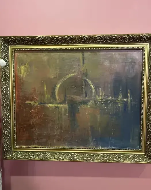 Impresjonistyczny widok Wenecji – akryl 60x50 cm w ozdobnej ramie — praca twórcy Katarzyna na Freshwall Marketplace