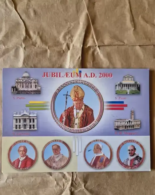 Karta pocztowa Jan PawełII LeonXIII PiusXI PiusXII PawełVI wyd.Watykan — praca twórcy Jadwiga na Freshwall Marketplace