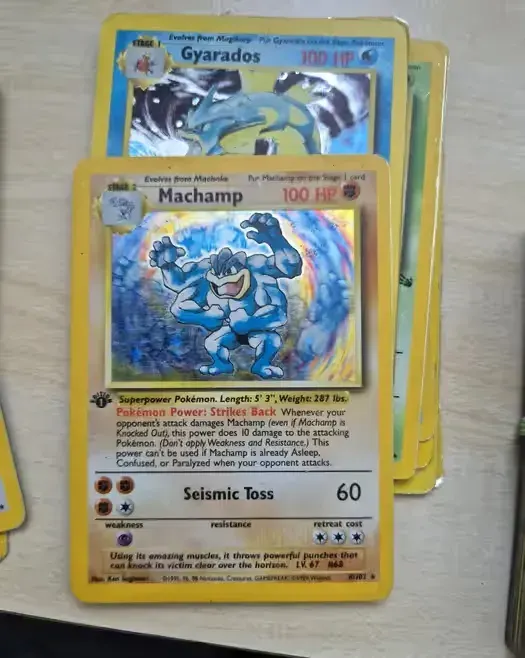 Karta Pokémon Machamp – oryginalna karta kolekcjonerska — praca twórcy Oleh na Freshwall Marketplace