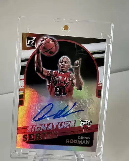 Karta z autografem Dennis Rodman Donruss Panini Signature Series 2021-22 — praca twórcy Marcin na Freshwall Marketplace