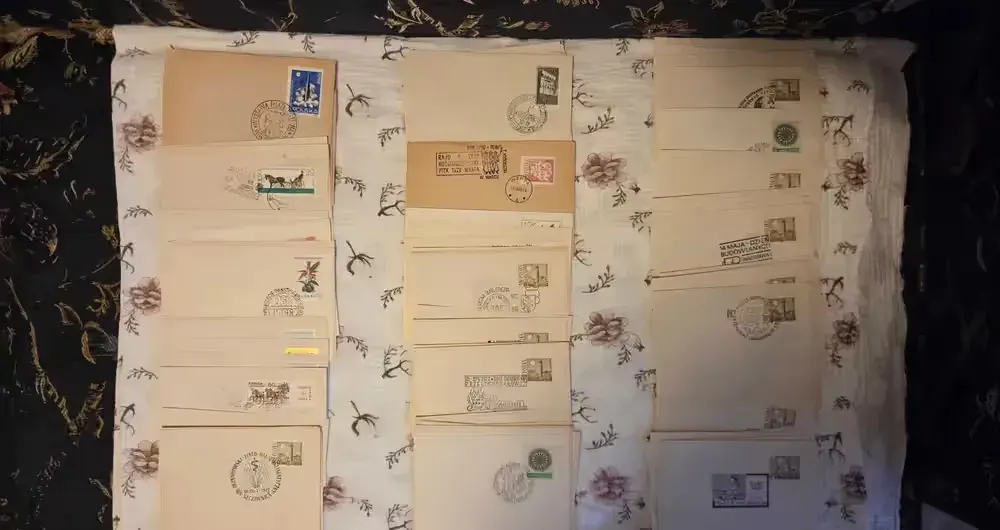 Karty z PRL z kasownikami okolicznościowymi (lata 60-70) = 140 sztuk cz.1 — praca twórcy Mateusz na Freshwall Marketplace